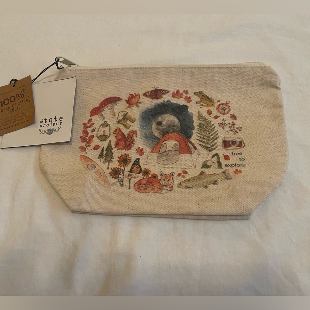 NWT Lined Canvas Bag.